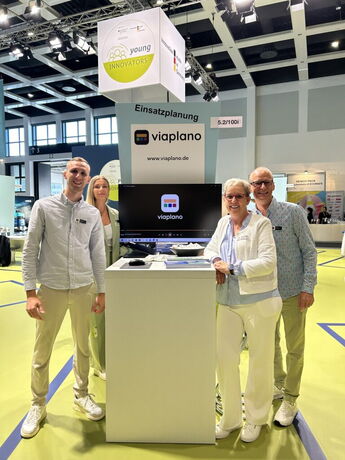 Viaplano Messestand